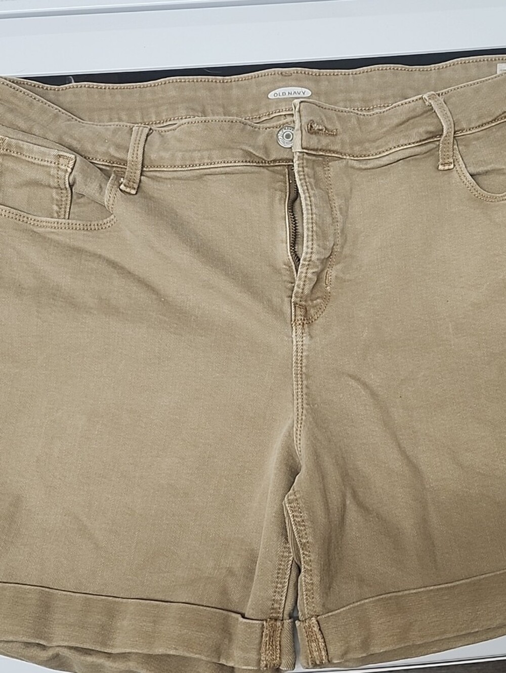 Women's Khaki Casual Shorts